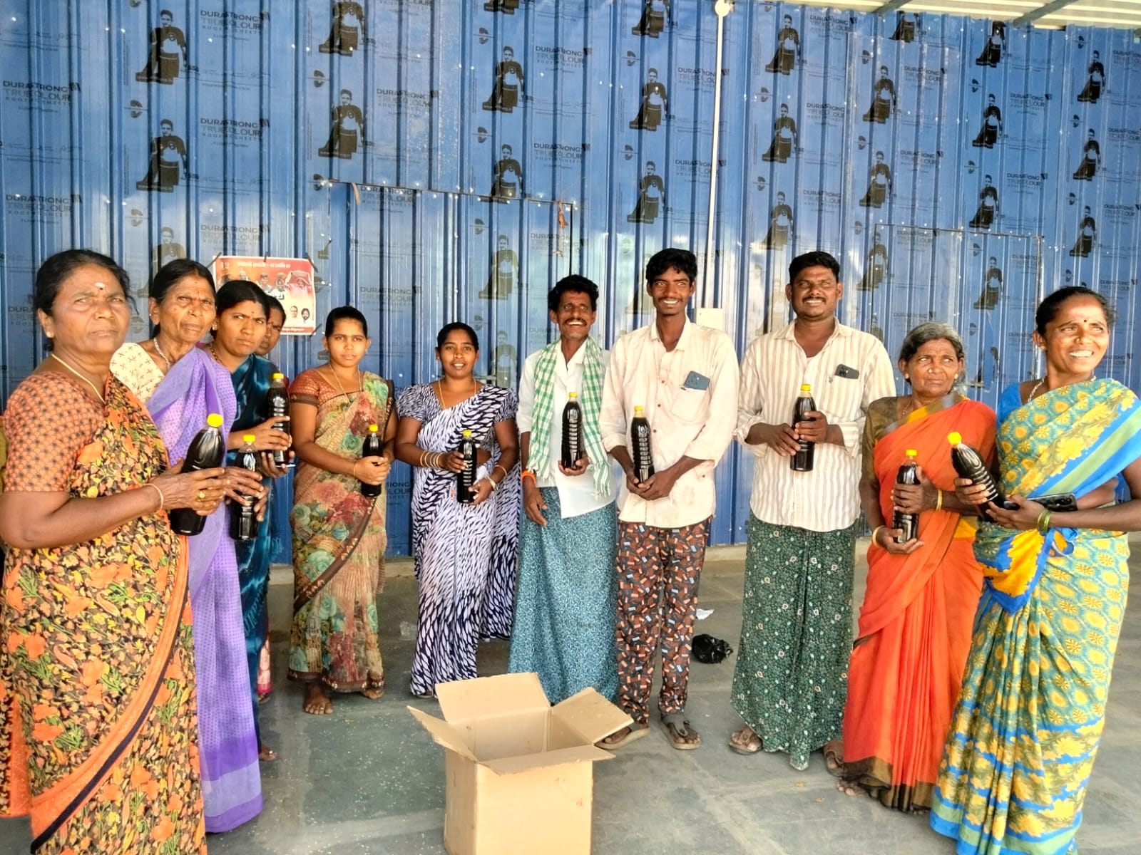 Neem Oil Distribution, Kanumukkala, Timbaktu Collective